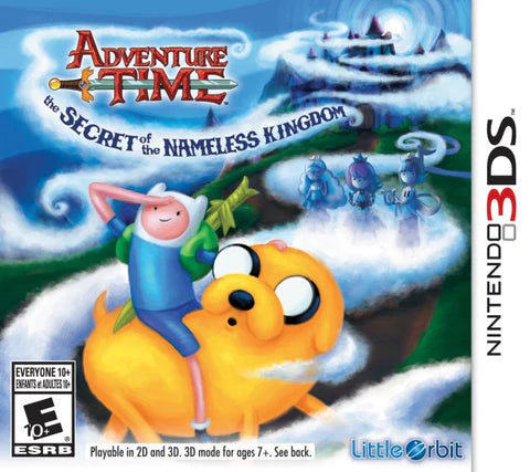 Adventure Time The Secret of the Nameless Kingdom complete in box cover art for Nintendo 3DS video game