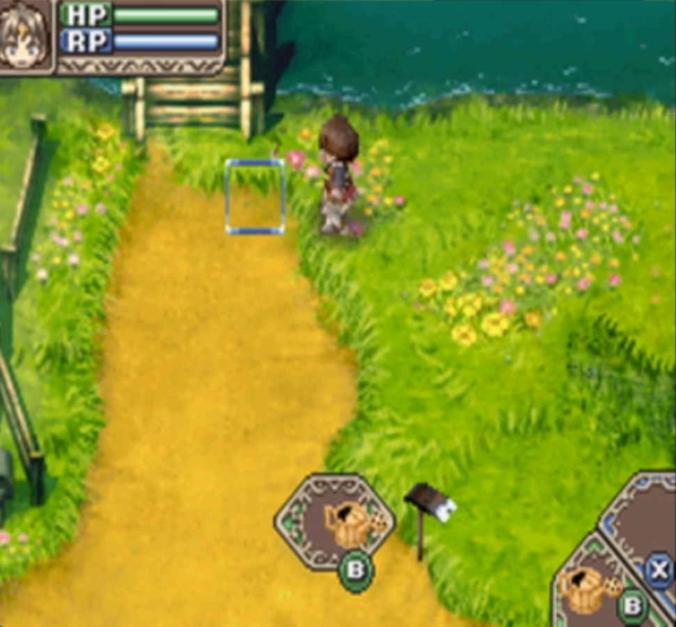 Rune Factory A Fantasy Harvest Moon Nintendo DS game featuring farming simulation, action RPG combat, and charming fantasy life gameplay
