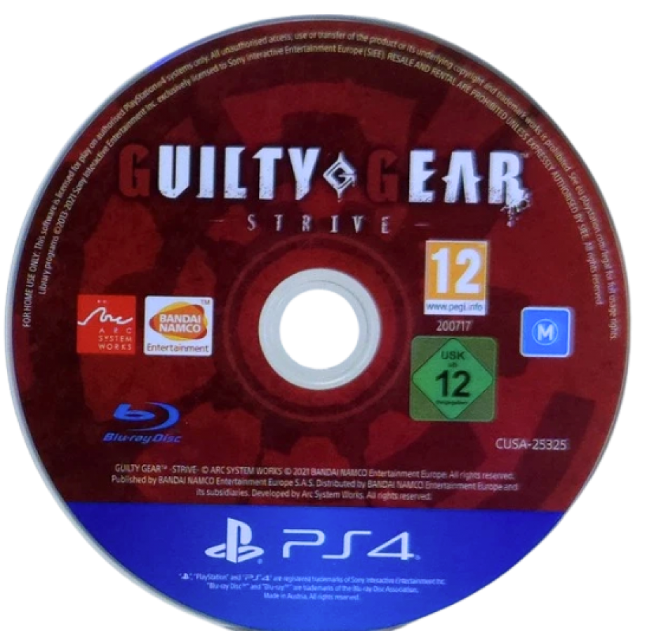 Guilty Gear: Strive [Import PAL] – PlayStation 4 (PS4) video game disc, anime fighting game