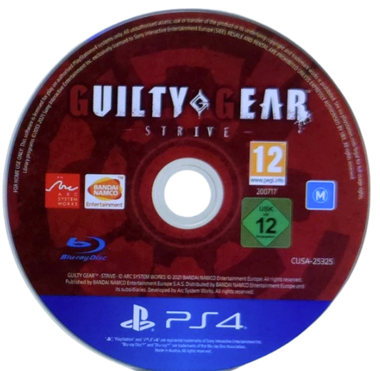 Guilty Gear: Strive [Import PAL] – PlayStation 4 (PS4) video game disc, anime fighting game