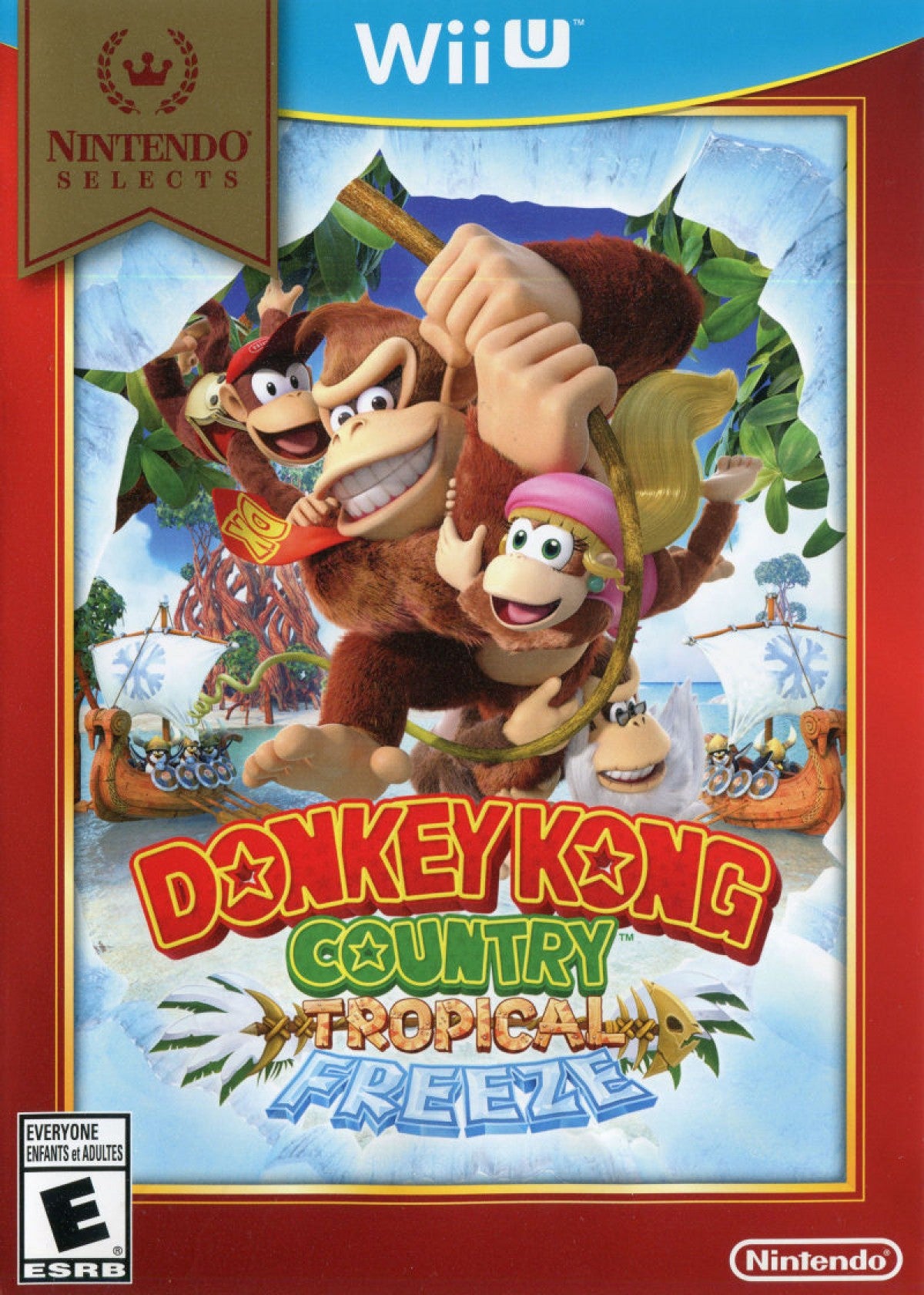 Donkey Kong Country Tropical Freeze video game featuring classic side scrolling platformer gameplay vibrant HD visuals challenging levels cooperative multiplayer and iconic Nintendo jungle adventure starring Donkey Kong gameplay