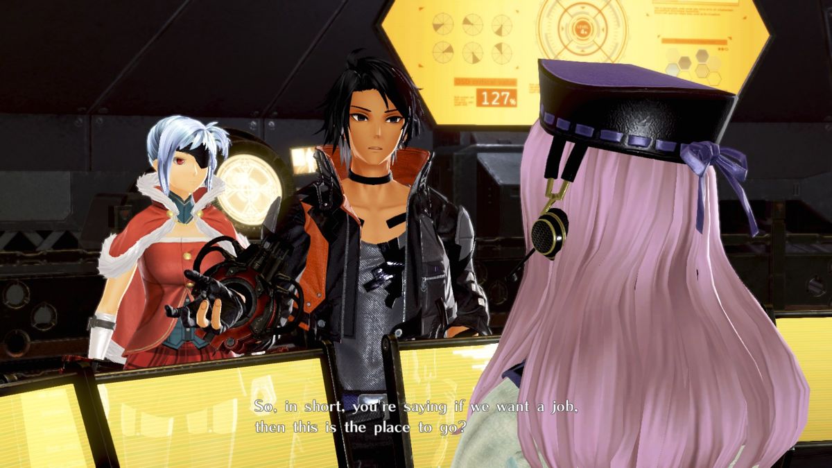 God Eater 3 PlayStation 4 action hunting RPG anime apocalypse Aragami monsters custom God Arc co-op multiplayer missions character creation Bandai Namco gameplay