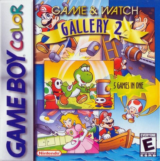 Game & Watch Gallery 2 cover art for Game Boy Color (GBC) video game