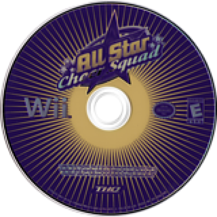 All-Star Cheer Squad disc cover art for Nintendo Wii (Wii) video game 