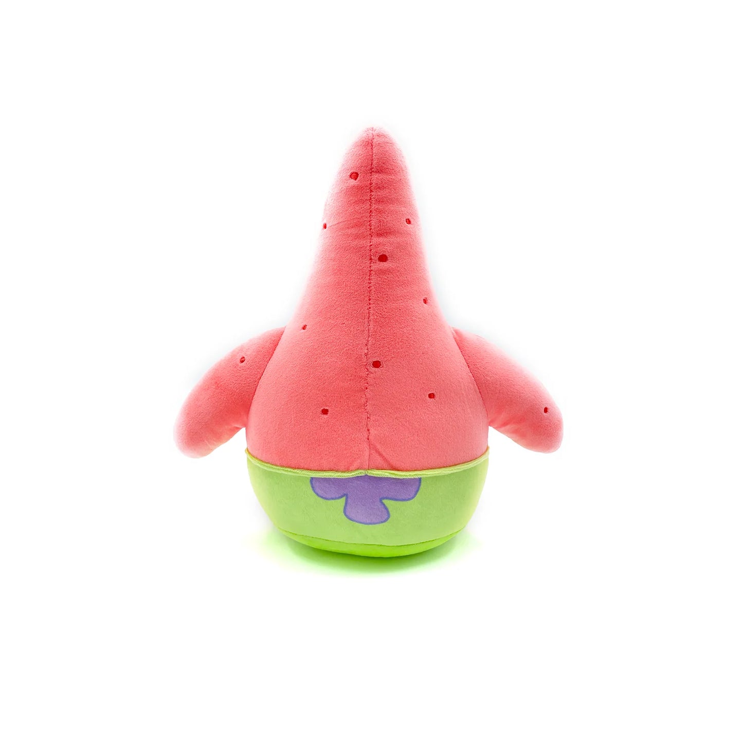 Patrick Star 9 inch plush stuffed toy featuring the SpongeBob SquarePants character in signature green and purple shorts soft huggable fabric collectible cartoon merchandise