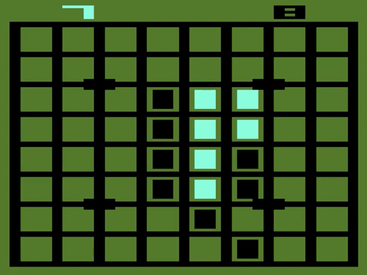 Othello for Atari 2600, gameplay for a strategy board video game with turn-based gameplay, classic tile-flipping mechanics, competitive logic challenges, and retro tabletop gameplay