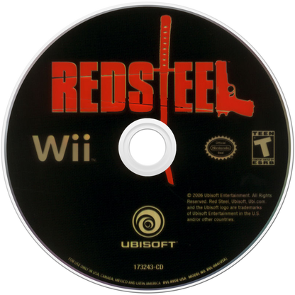 Red Steel – Nintendo Wii (Wii) first-person shooter action adventure video game disc