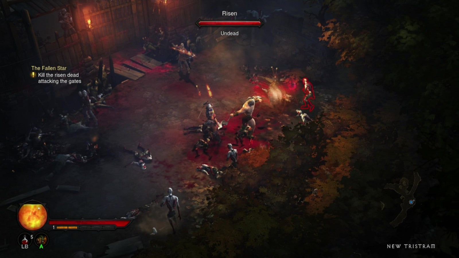 Diablo III gameplay for Xbox 360 (X360) action role-playing video game