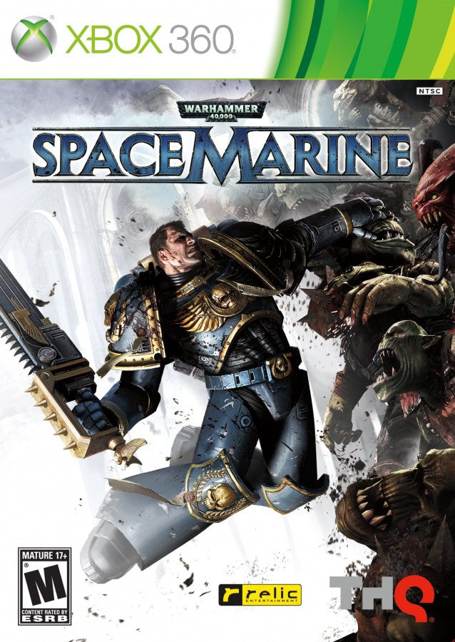 Warhammer 40000: Space Marine – Xbox 360 (X360) Front Cover Art HD Image 