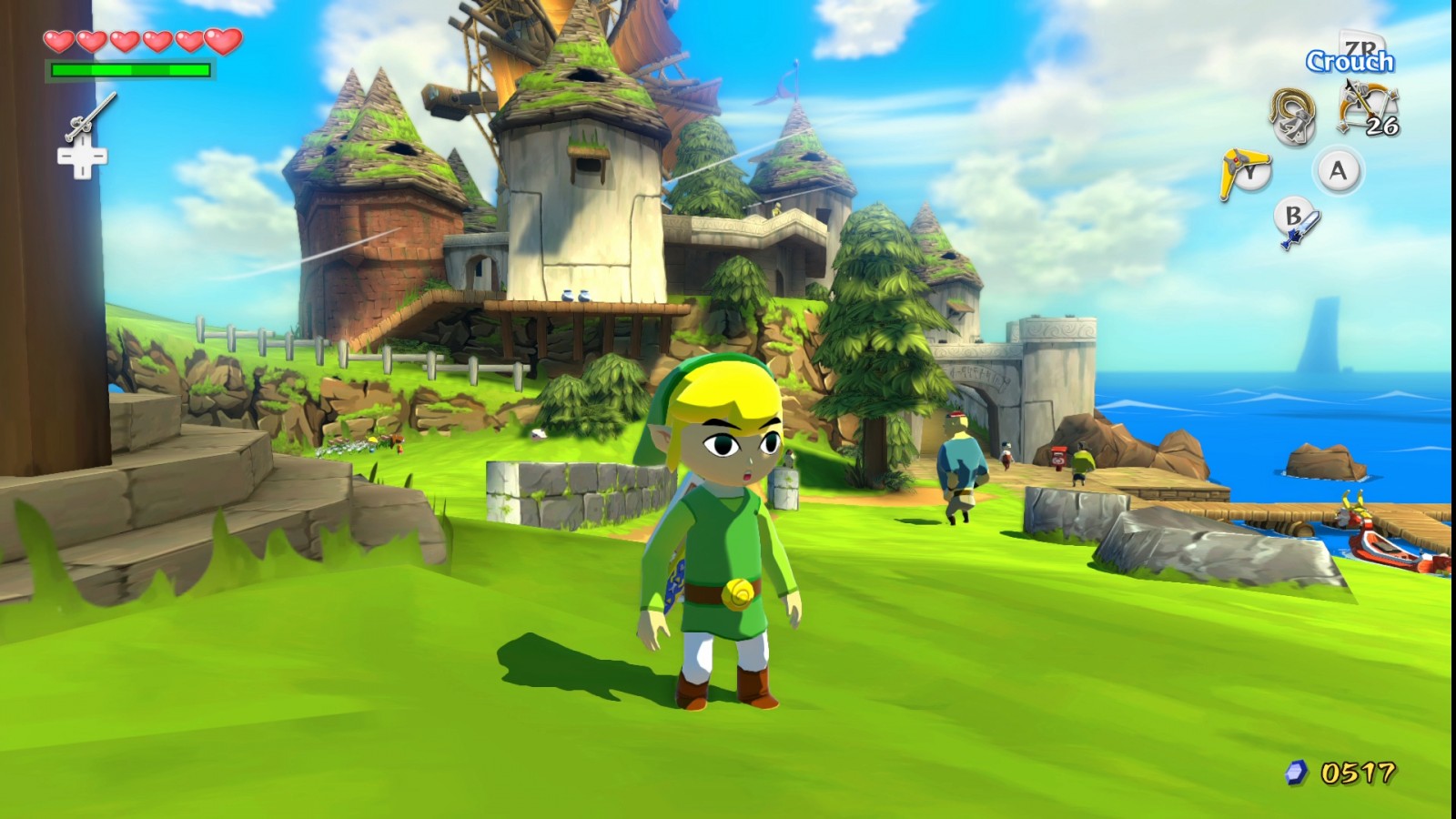 The Legend of Zelda Wind Waker HD [Nintendo Selects] gameplay for video game
