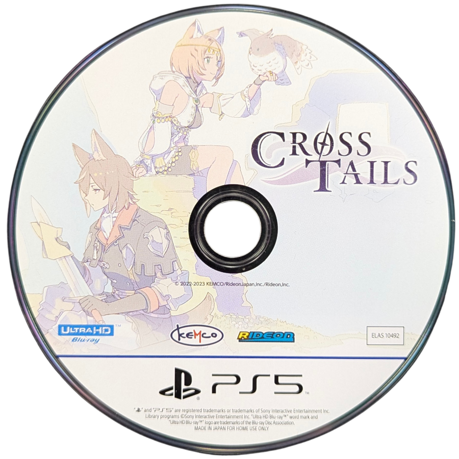 Cross Tails [Import] for PlayStation 5 (PS5) at Gamers INC, featuring a deep tactical RPG experience with a classic quarter-view perspective, where you command customizable units in a story-driven conflict between the feline Kingdom of Ranverfurt and the canine Republic of Hinkula disc