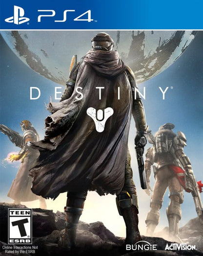 Destiny – PlayStation 4 (PS4) video game cover image, online multiplayer shooter by Bungie
