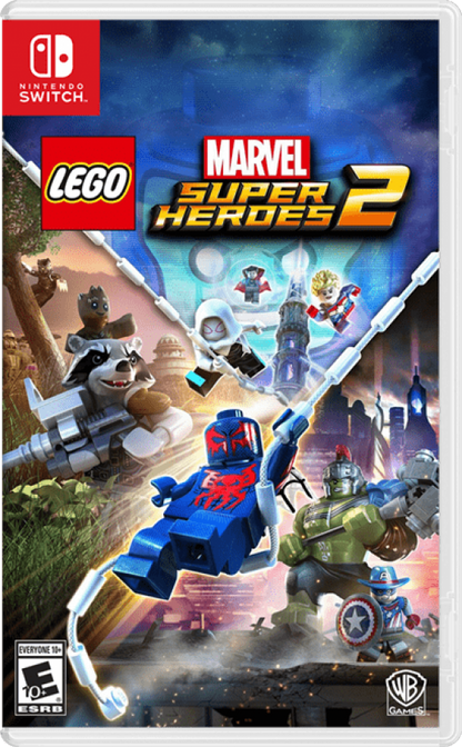 Lego Marvel Super Heroes 2 cover art for Nintendo Switch (NS) video game