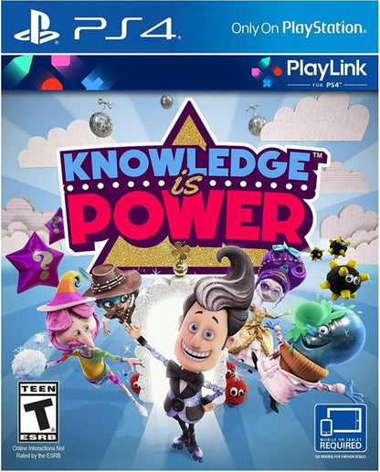 Knowledge Is Power PlayStation 4 (PS4) party quiz video game cover art