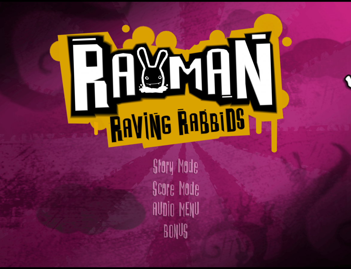 Rayman Raving Rabbids for Wii party video game featuring motion controlled mini games zany Rabbids humor colorful cartoon visuals competitive multiplayer fun and chaotic family friendly gameplay experience gameplay