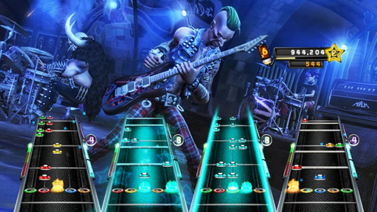 Guitar Hero 5 gameplay for PlayStation 3 (PS3) video game