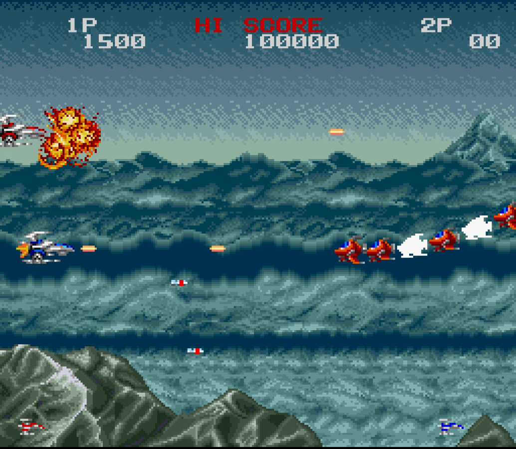 Darius Twin Super Nintendo Entertainment System SNES retro video game shoot em up action featuring side scrolling space combat challenging enemy waves powerful weapons futuristic spacecraft gameplay classic 16 bit graphics Super Nintendo gaming experience retro game collection appeal gameplay
