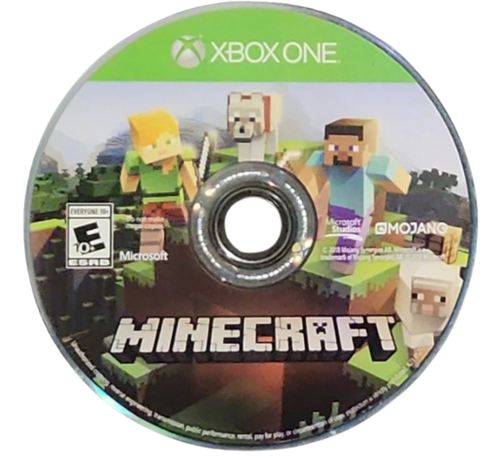 Minecraft disc for Xbox One (XONE) sandbox video game