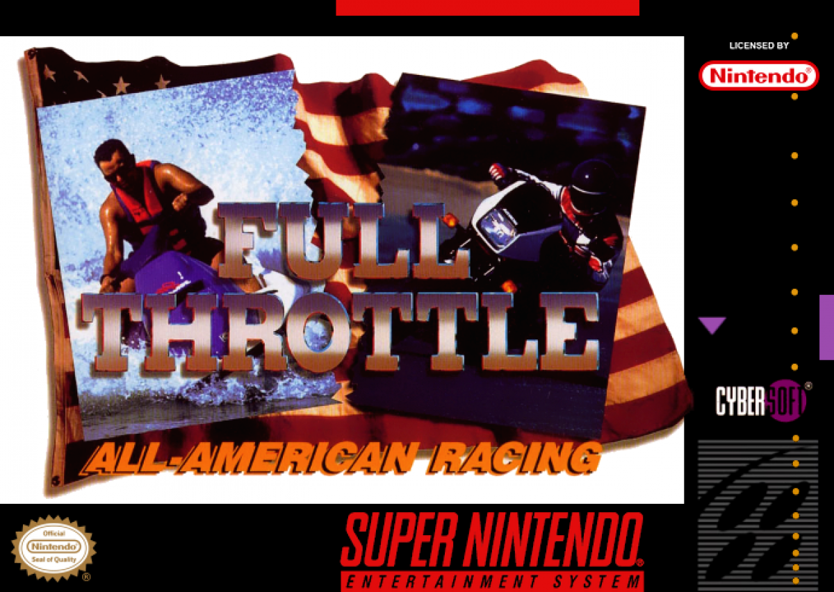 Full Throttle cover art for Super Nintendo Entertainment System SNES video game
