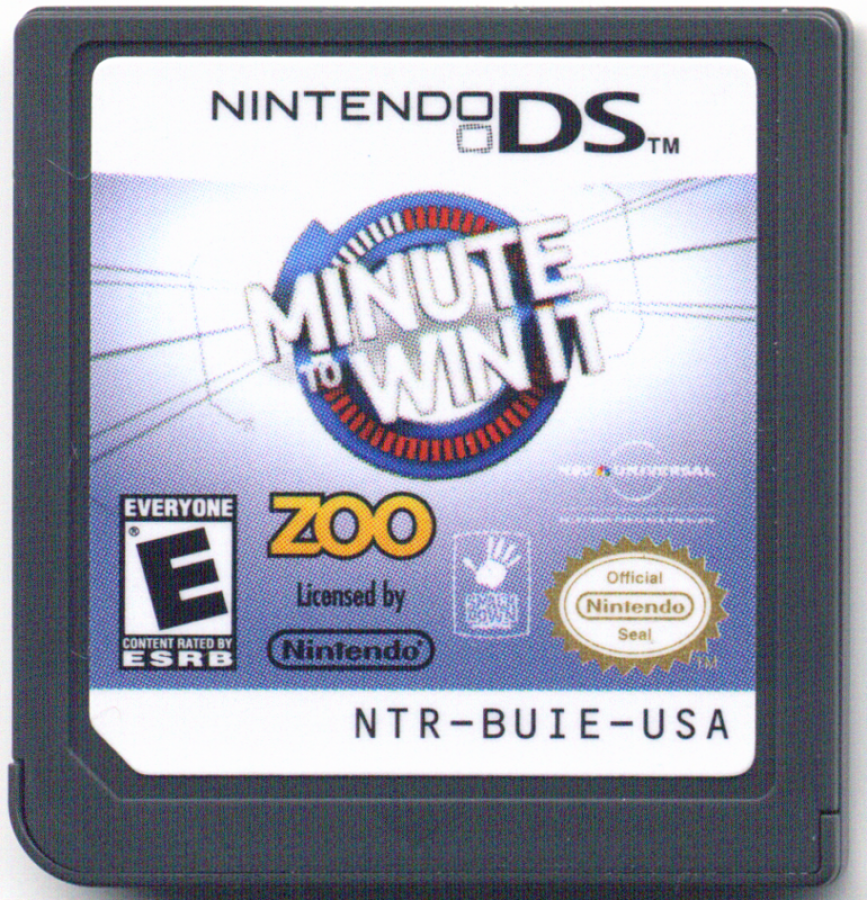 Minute to Win It cartridge for Nintendo DS (DS) party mini-game collection video game