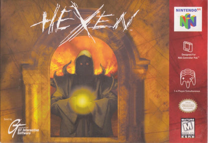 Hexen cover art for Nintendo 64 N64 video game