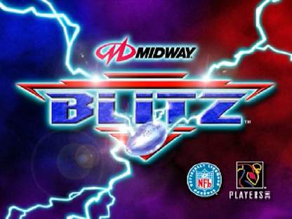 NFL Blitz cover title screen for Nintendo 64 (N64) video game
