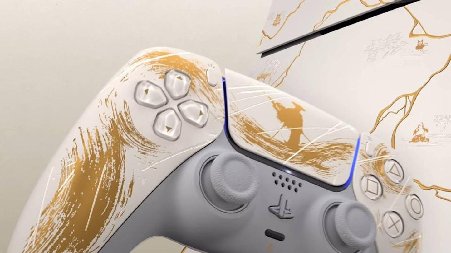 Ghost of Yotei Edition PS5 limited edition gaming console.
