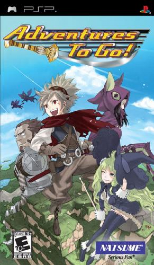 Adventures to Go cover art for PlayStation Portable (PSP) video game