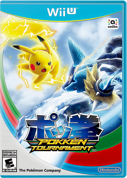 Pokken Tournament Shadow Mewtwo Amiibo Card cover art for Nintendo Wii U WiiU video game