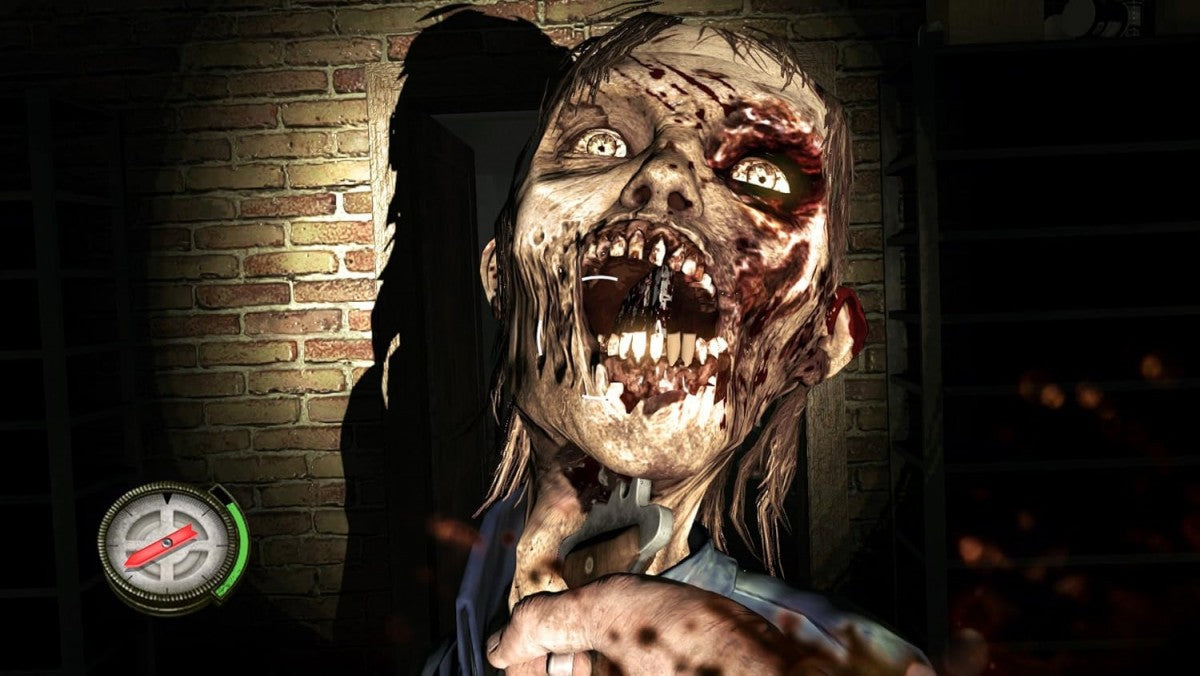 The Walking Dead Survival Instinct retro Xbox 360 video game featuring zombie survival gameplay, first person shooter combat, post apocalyptic action and classic Xbox 360 entertainment - gameplay