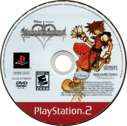 Kingdom Hearts RE: Chain of Memories [Greatest Hits] – PlayStation 2 (PS2) Front Cover Disc Art HD resolution image