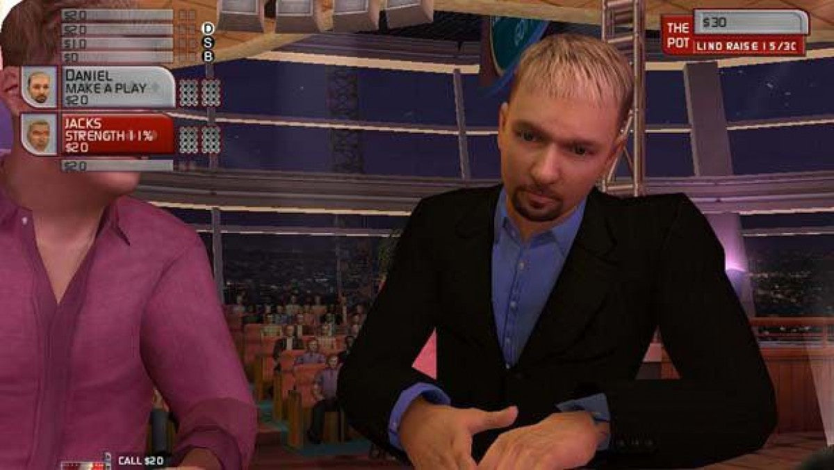 Stacked With Daniel Negreanu – PlayStation 2 (PS2) video game gameplay, poker simulation.