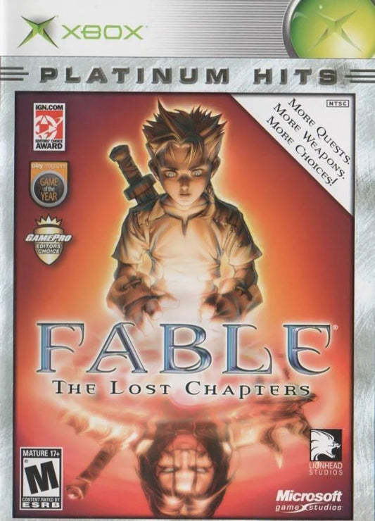 Fable: The Lost Chapters [Platinum Hits] cover art for Xbox (XBOX) video game