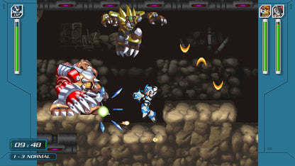 Mega Man X Legacy Collection 1+2 – PlayStation 4 (PS4) video game gameplay, action platformer game