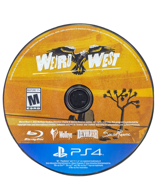 Weird West Reserve Edition #4 PlayStation 4 PS4 video game, limited edition 2884 of 3000, complete in box CIB, action RPG, dark western adventure disc