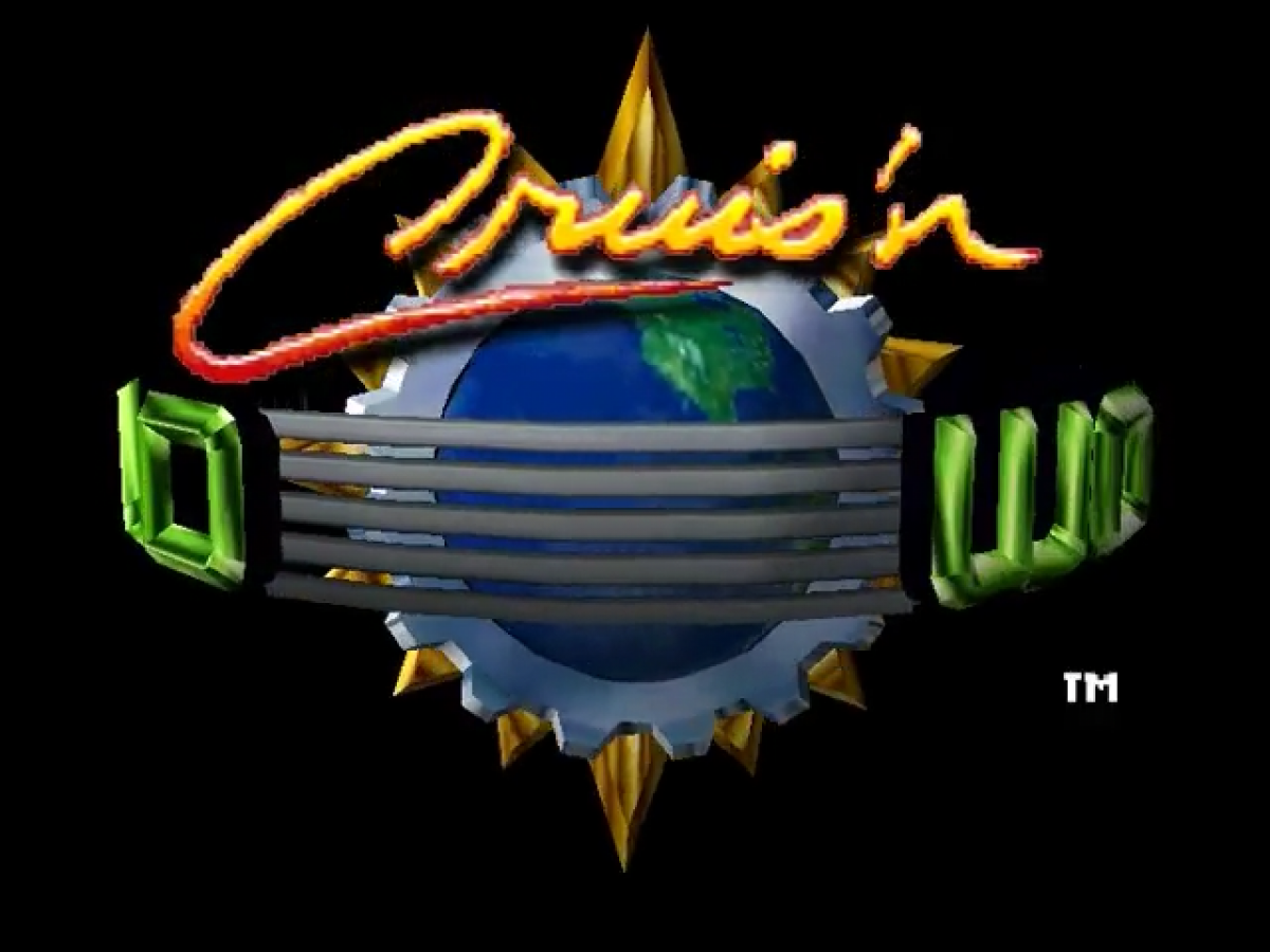 Cruisn World Title Screen for Nintendo 64 N64 video game