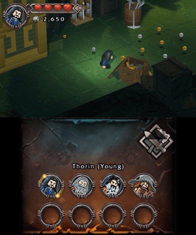 LEGO The Hobbit gameplay for Nintendo 3DS (3DS) action adventure video game