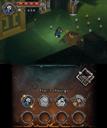 LEGO The Hobbit gameplay for Nintendo 3DS (3DS) action adventure video game