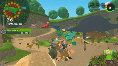 Once Upon A Katamari Nintendo Switch whimsical rolling puzzle adventure game fairy tale theme rolling up objects to restore stories creative gameplay King of All Cosmos colorful worlds gameplay