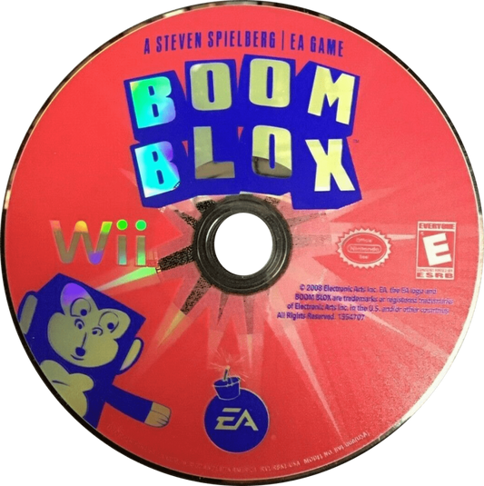 Boom Blox disc for the Nintendo Wii (Wii) video game