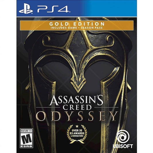Assassin's Creed: Odyssey [Gold Edition] cover art for PlayStation 4 (PS4) video game