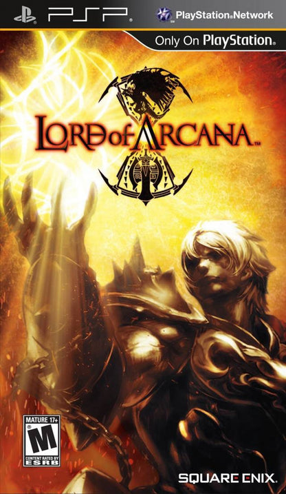 Lord of Arcana cover art for PlayStation Portable (PSP) action role-playing game
