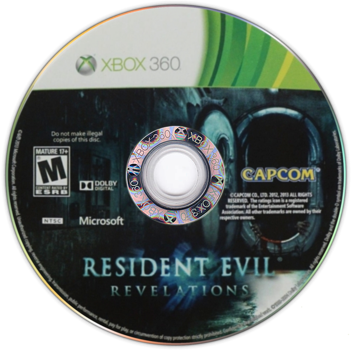 Retro Resident Evil Revelations inspired design featuring survival horror action aesthetic vintage handheld and console era atmospheric ship based outbreak tense exploration limited resources bio organic terror cinematic storytelling nostalgic Capcom horror presentation disc