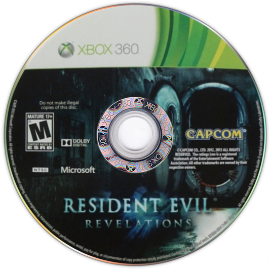 Retro Resident Evil Revelations inspired design featuring survival horror action aesthetic vintage handheld and console era atmospheric ship based outbreak tense exploration limited resources bio organic terror cinematic storytelling nostalgic Capcom horror presentation disc