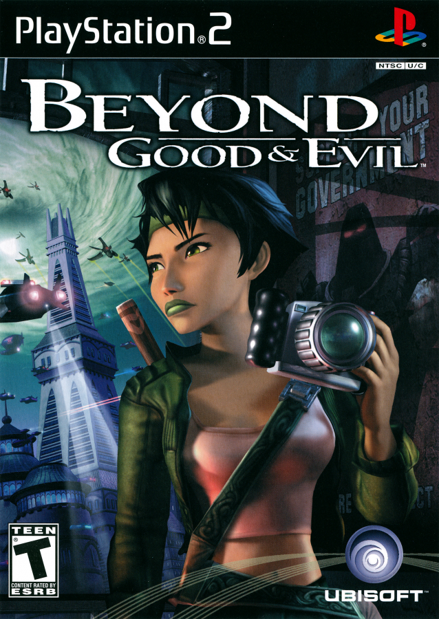 Beyond Good and Evil PS2 PlayStation 2 game action adventure stealth sci fi classic Ubisoft title retro video game disc collectible for PS2 console front cover