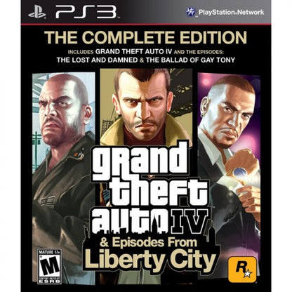 Grand Theft Auto IV [Complete Edition] cover art for PlayStation 3 (PS3) video game