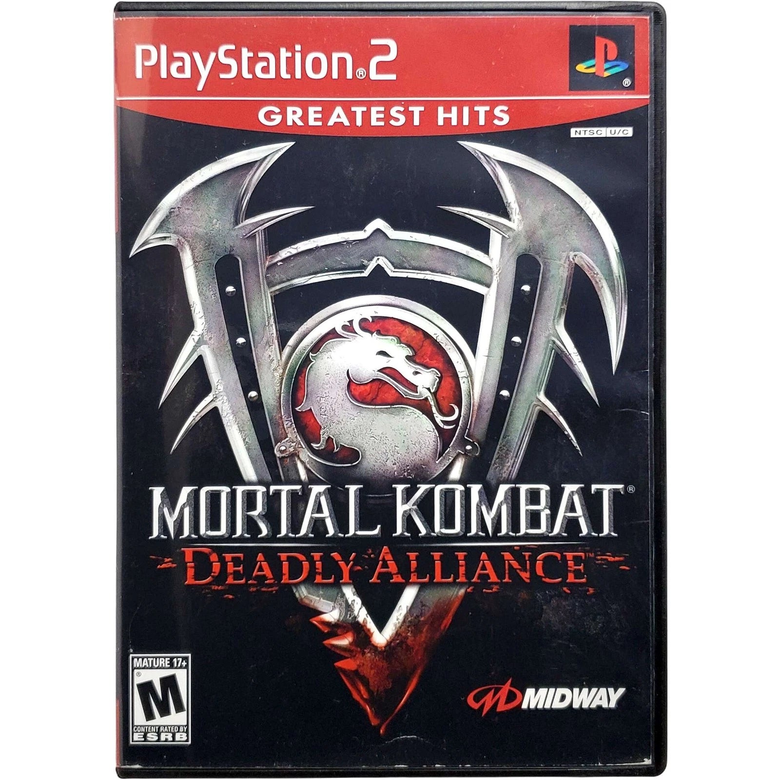 Mortal Kombat: Deadly Alliance [Greatest Hits] cover art for Playstation 2 (PS2) video game