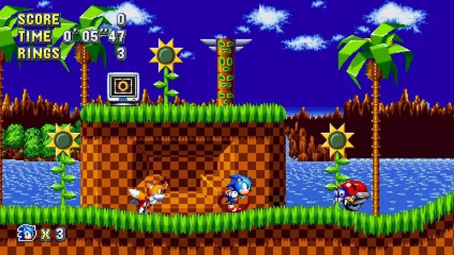 Sonic Mania gameplay image for Nintendo Switch (NS) video game