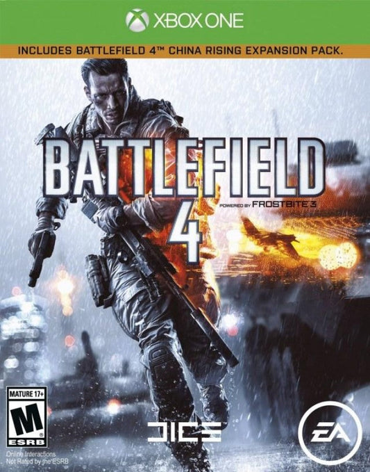 Battlefield 4 cover art for Xbox One (XONE) video game