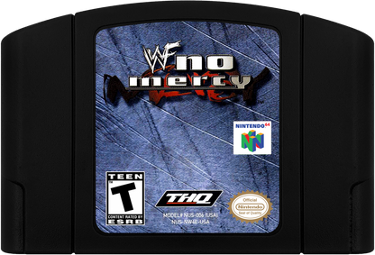 WWF No Mercy cartridge for Nintendo 64 (N64) video game